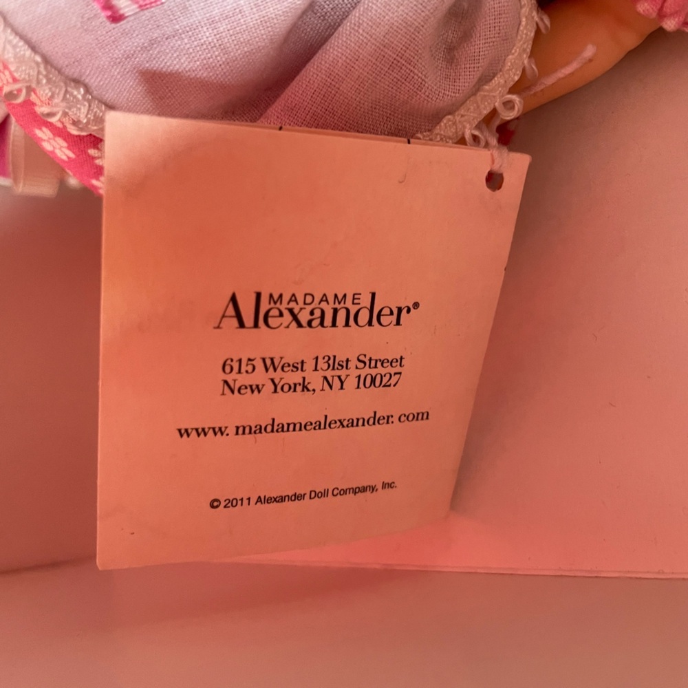 Madame Alexander Doll with Teddy Bear - Pink and Yellow - Picture 3 of 11